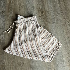 H+H by Harmony and Havo women's striped cropped pants size S